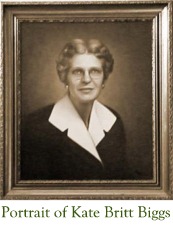 Portrait of Kate Britt Biggs