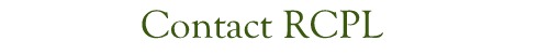 Contact RCPL